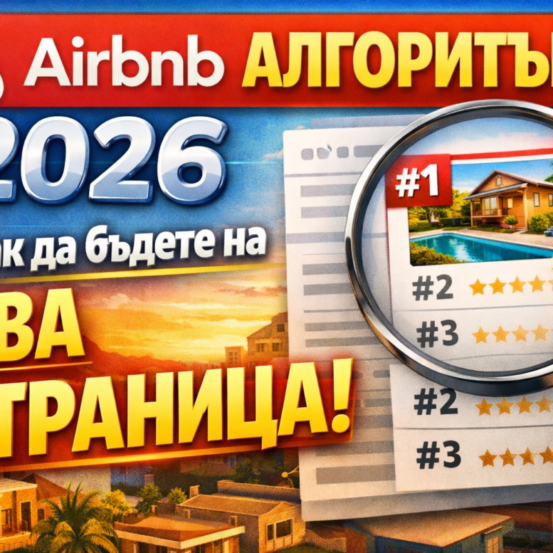 Как имотът ми да е на 1ва страница в airbnb