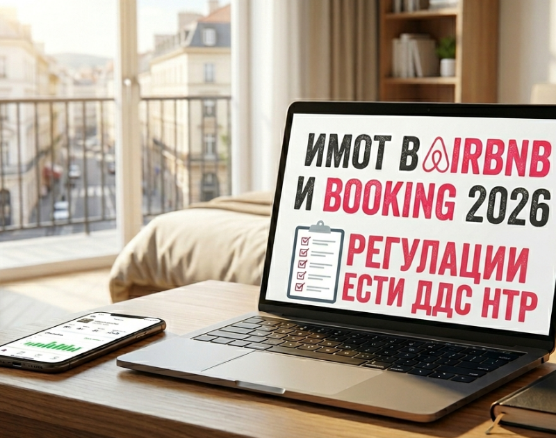 регулации краткосрочно отдаване airbnb booking България 2026